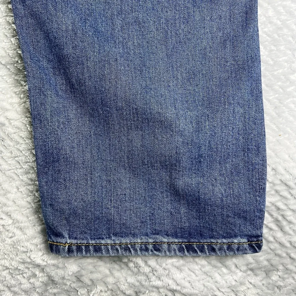 Levi's 505 Regular Fit Jeans Mens 40x32 Blue Medium Wash Straight Leg Denim